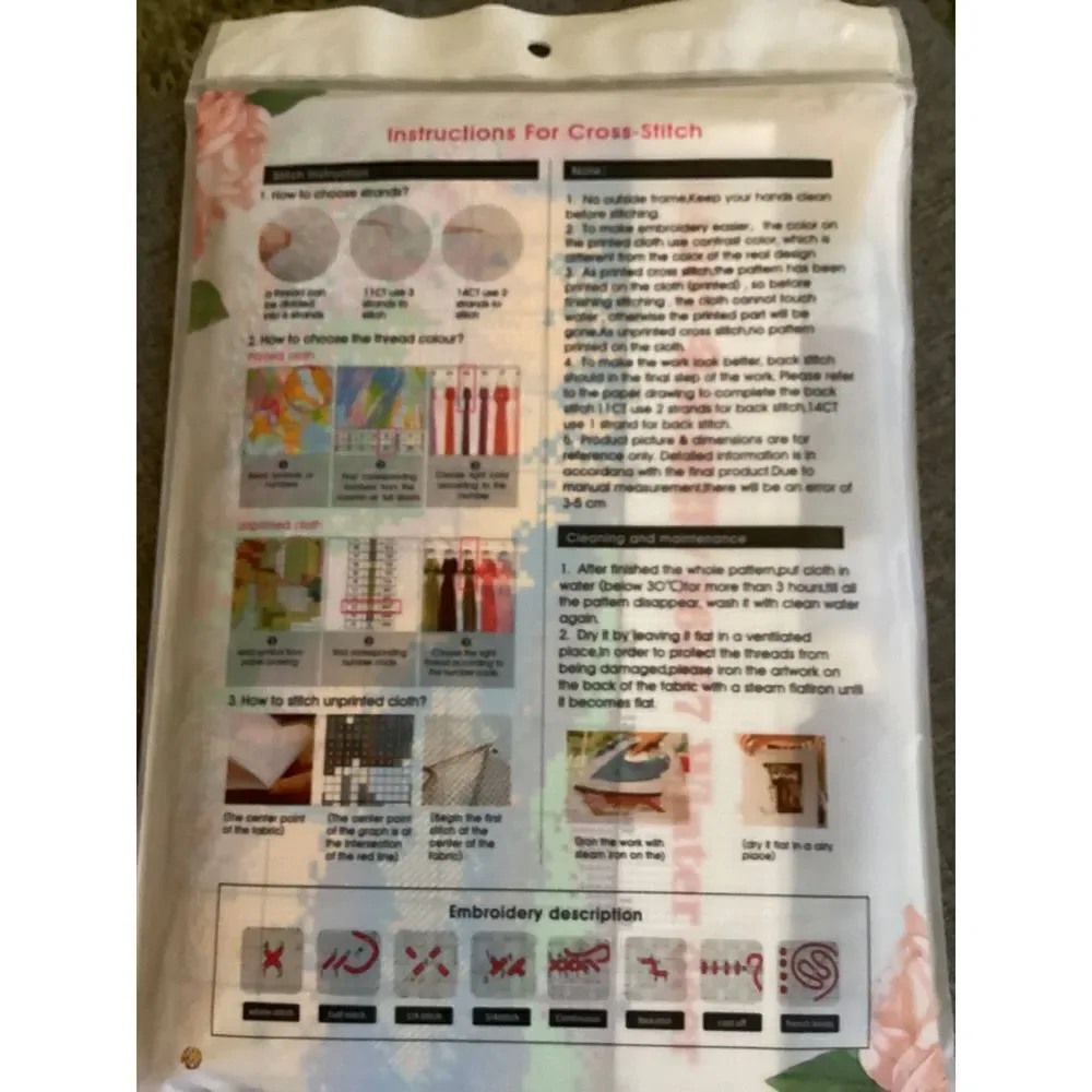 Joy Sunday Stamped Cross Stitch Kit